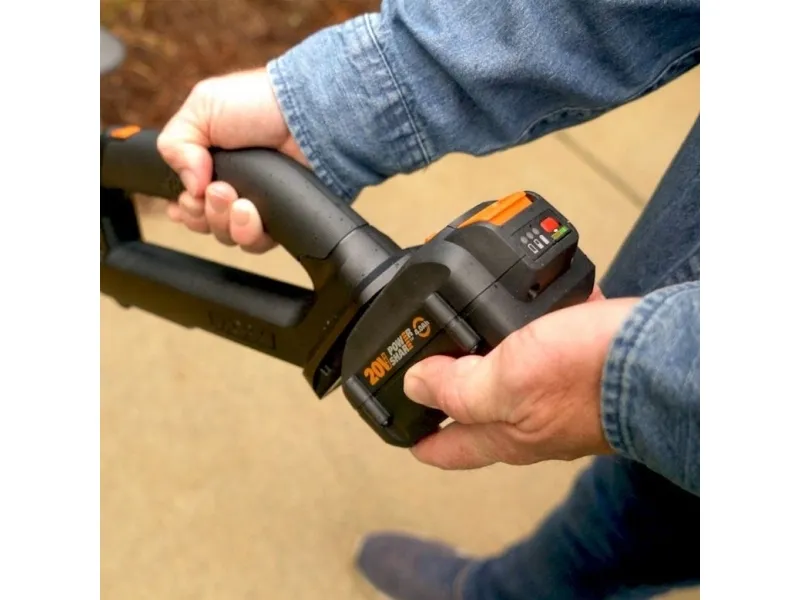 WORX WG543E, Håndholdt blæser, 209 km/t, Aluminium, Sort, Orange, 696 m³/t, 18 V, Lithium-Ion (Li-Ion)