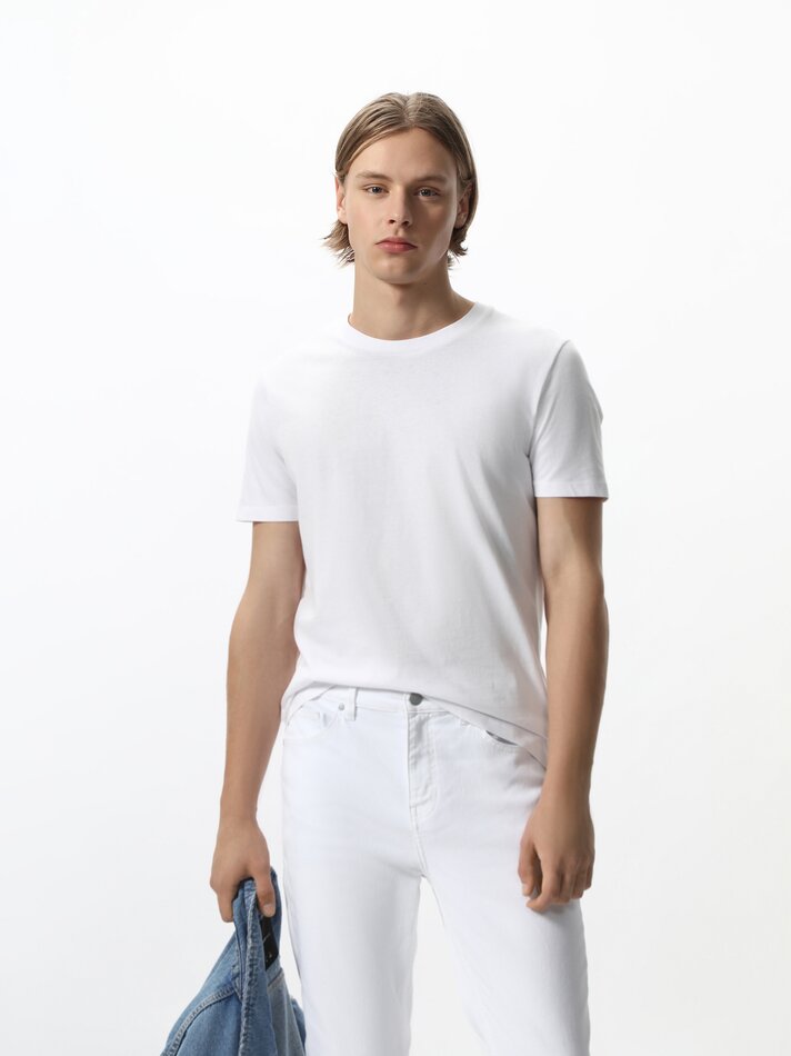 Calça jeans super skinny - Branca