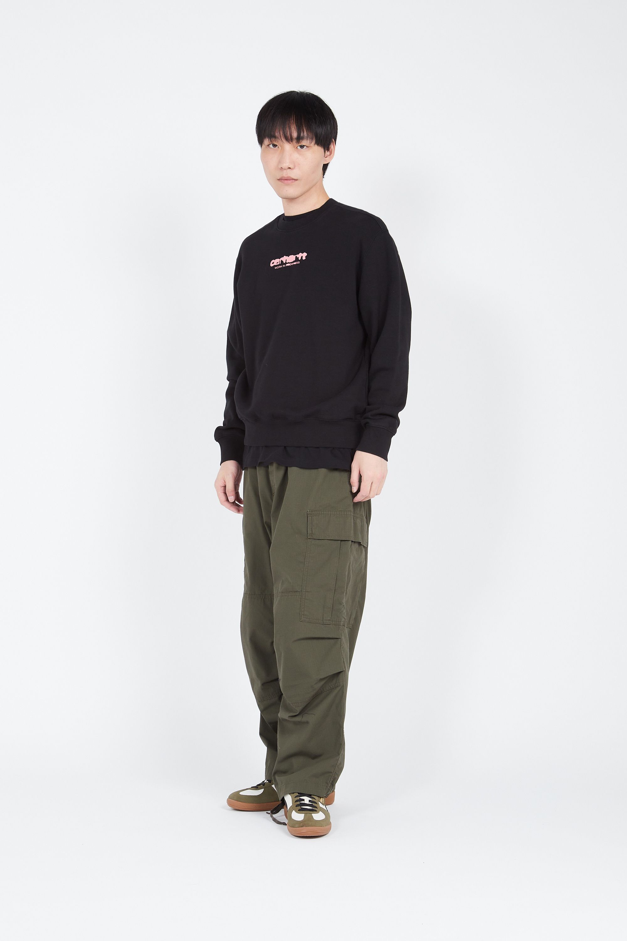 CARHARTT WIP Sweatshirt Ink Bleed Sweat Noir