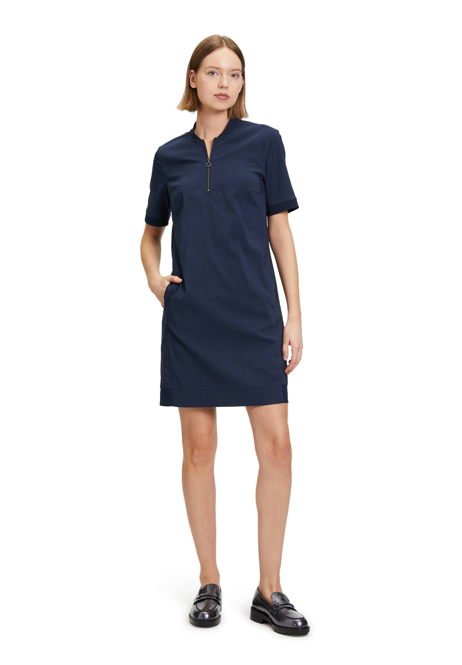 Betty & Co| Damen Casual-Kleid mit Rippbündchen