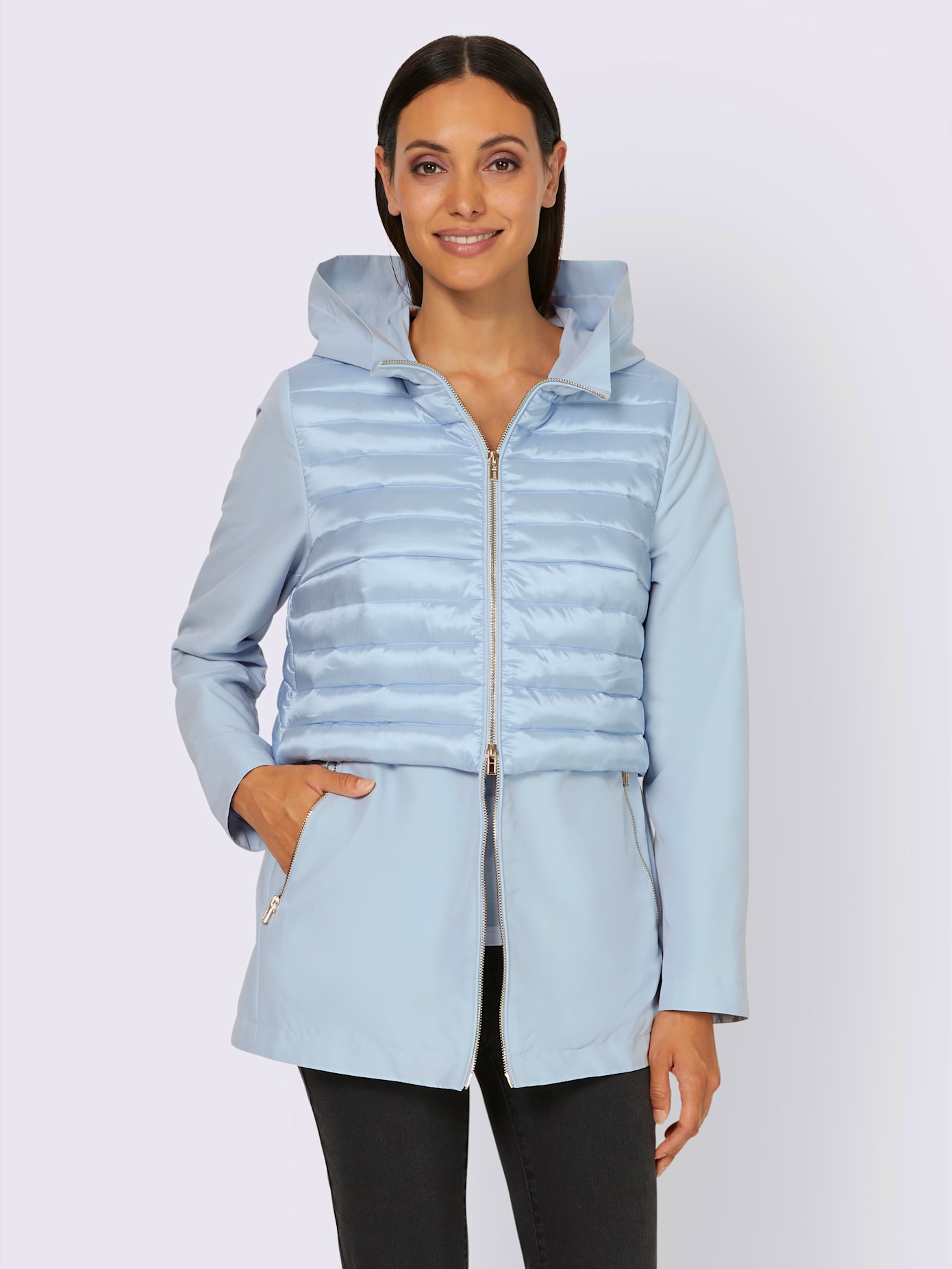 Veste d'extérieur piquage inséré