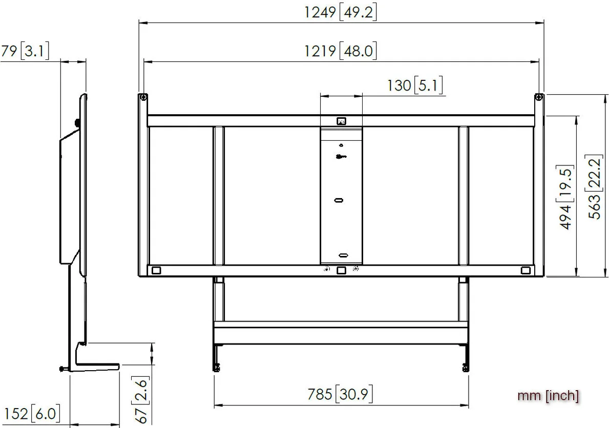 Vogel's DesignMount Next 7505 Supports TV