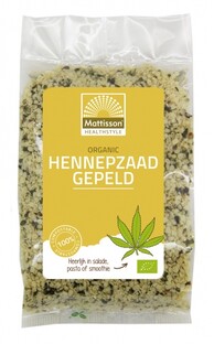 Mattisson HealthStyle Biologische Hennepzaad Gepeld 250GR