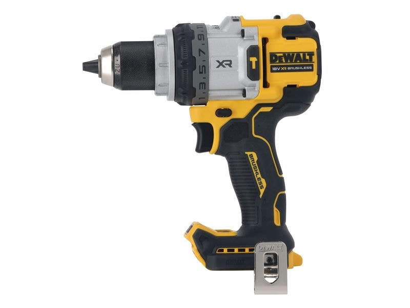 DEWALT Akku-Schlagbohrschrauber 18 V DCD1007NT-XJ Ohne Akku Akku-Schlagbohrschrauber mit 3 Gängen und Powerstack-Akku-Technologie