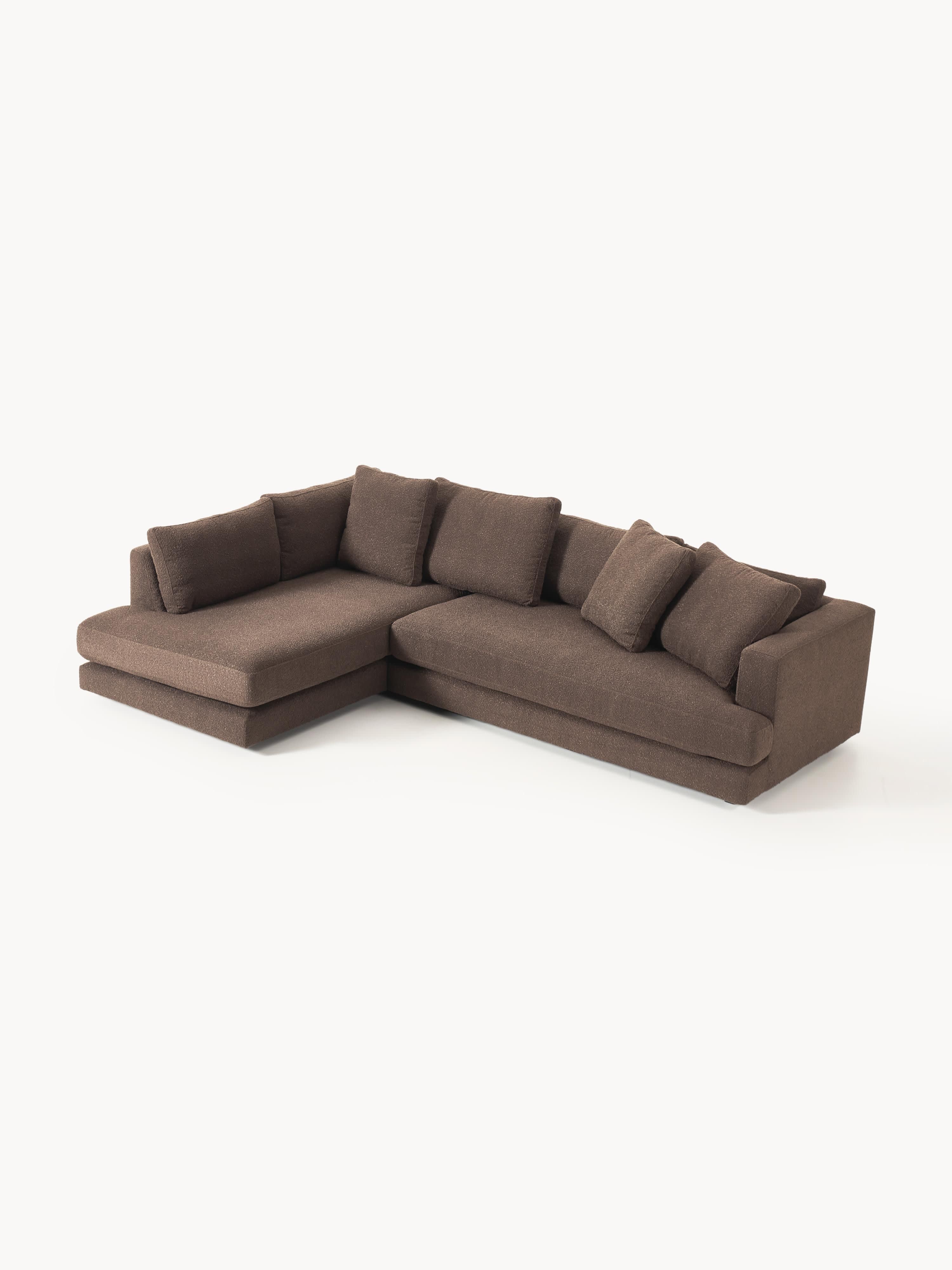 Bouclé hoekbank Tribeca