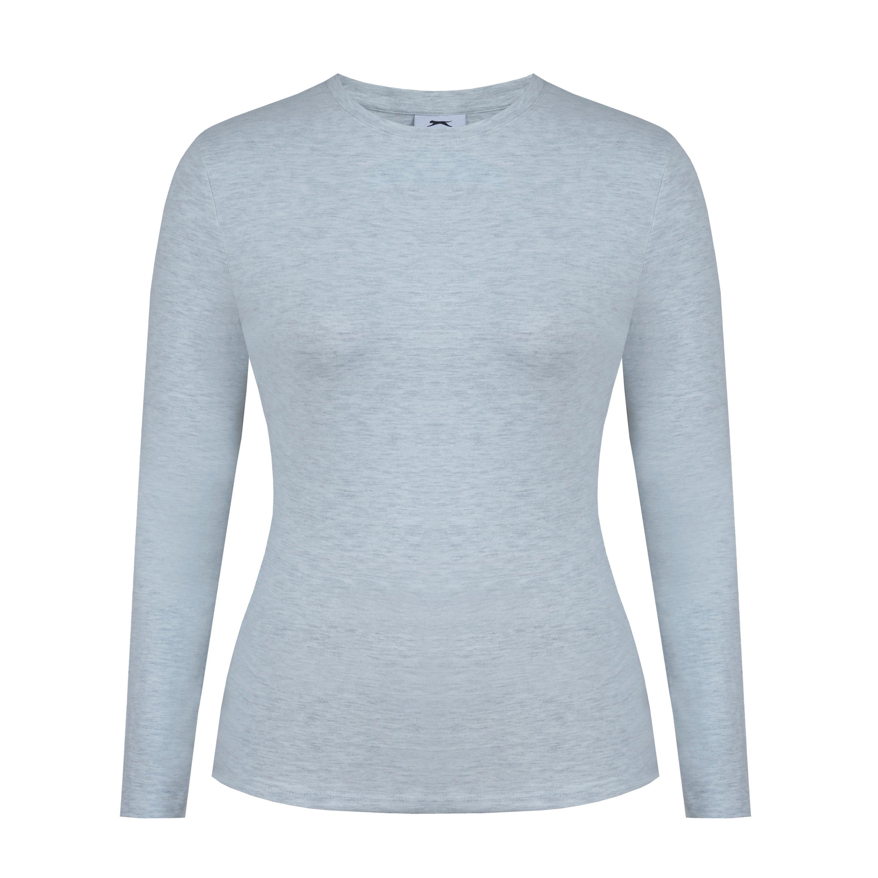 Slazenger Slaz Essentials Long Sleeve T Shirt Womens
