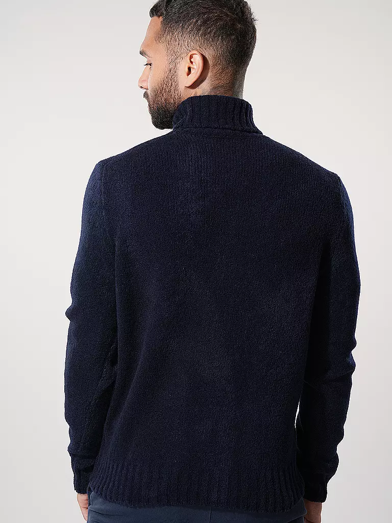GRAN SASSO Rollkragenpullover dunkelblau