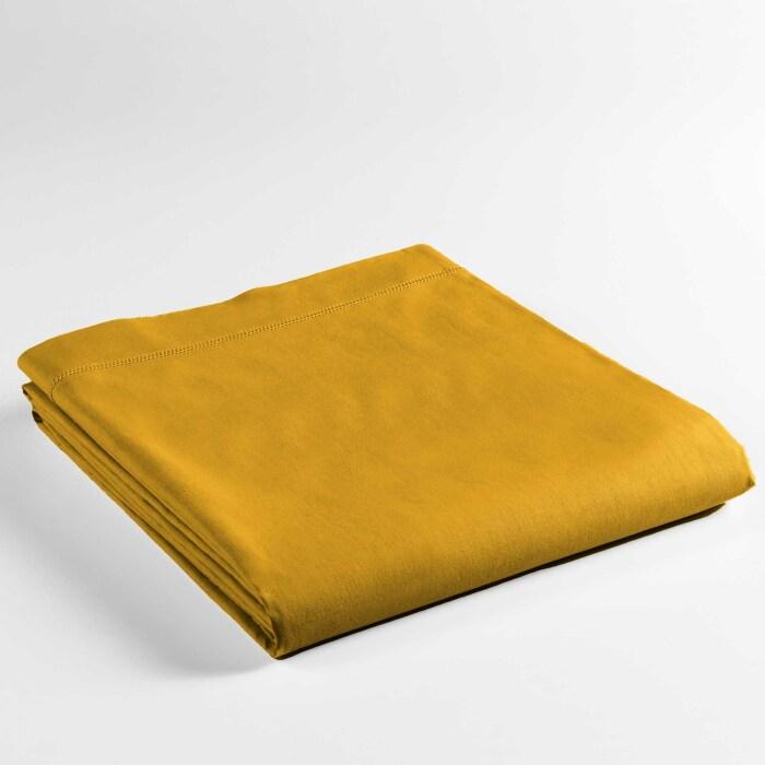DRAP PLAT 1 PERSONNE 180X290CM UNI 57 FILS LINA CURRY