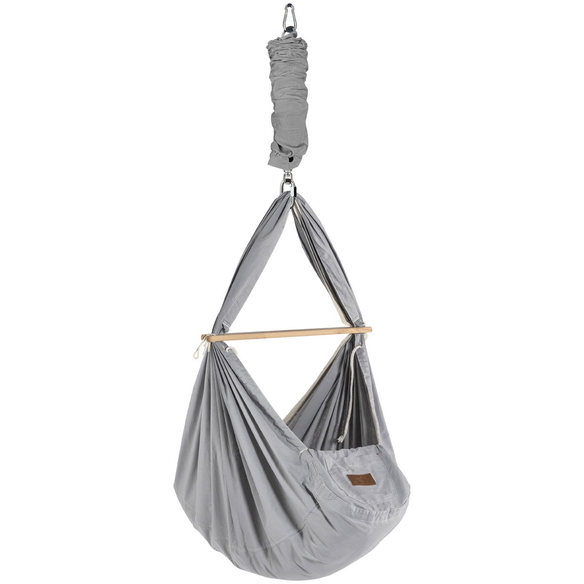 SCHMUSEWOLKESCHMUSEWOLKE   Tipi weiss mit Bio Federwiege grey Synthetisch