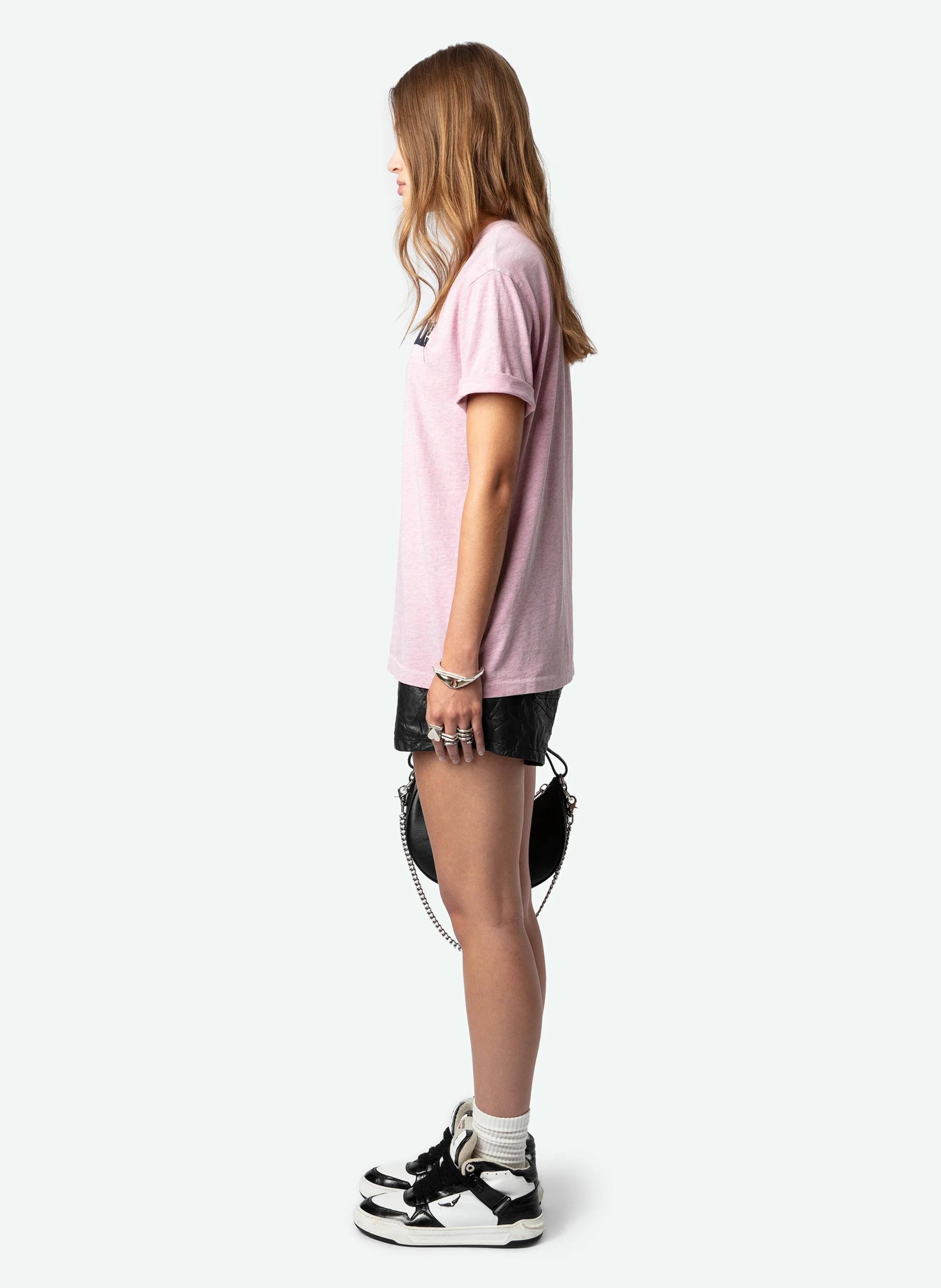 EDWIN - Tee-shirt col rond en coton bio | Jaune