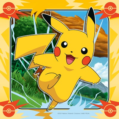 Ravensburger Pokémon Puslespill 3x49 Brikker