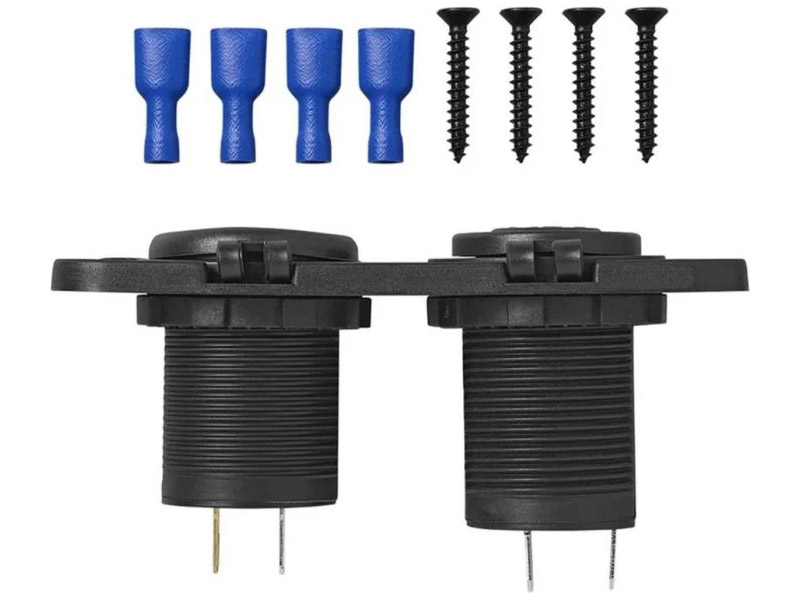 ProPlus 12V stopcontact en snelle USB laders inbouwkit