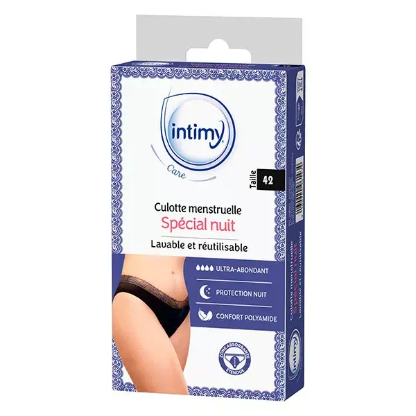 Calcinhas menstruais noturnas Intimy Care, tamanho 42, 1 unidade