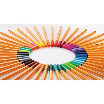 STABILO Point 88 - Feutre fin - 0.4 mm - jaune