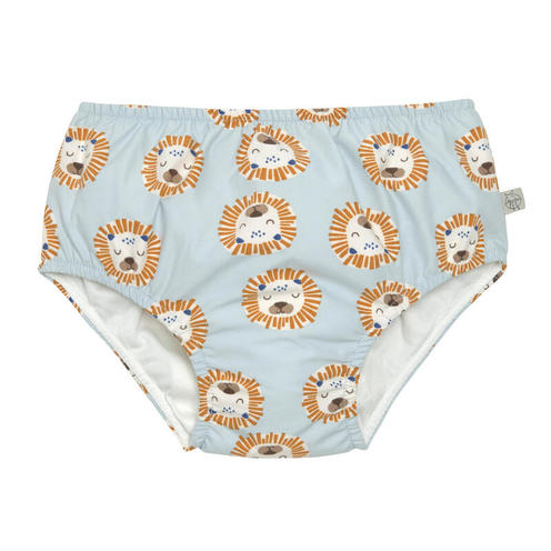Maillot de bain couche lion 7-12 mois - Bleu poudré - LASSIG