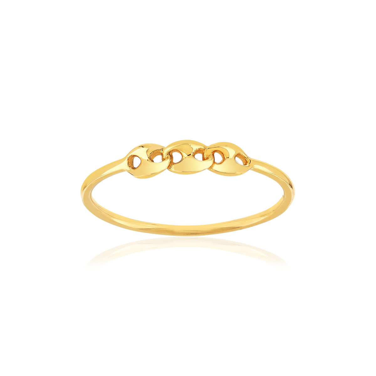 Bague or 375 jaune