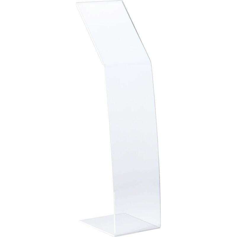 Présentoir fixe plexiglas translucide 1 document pour format A4