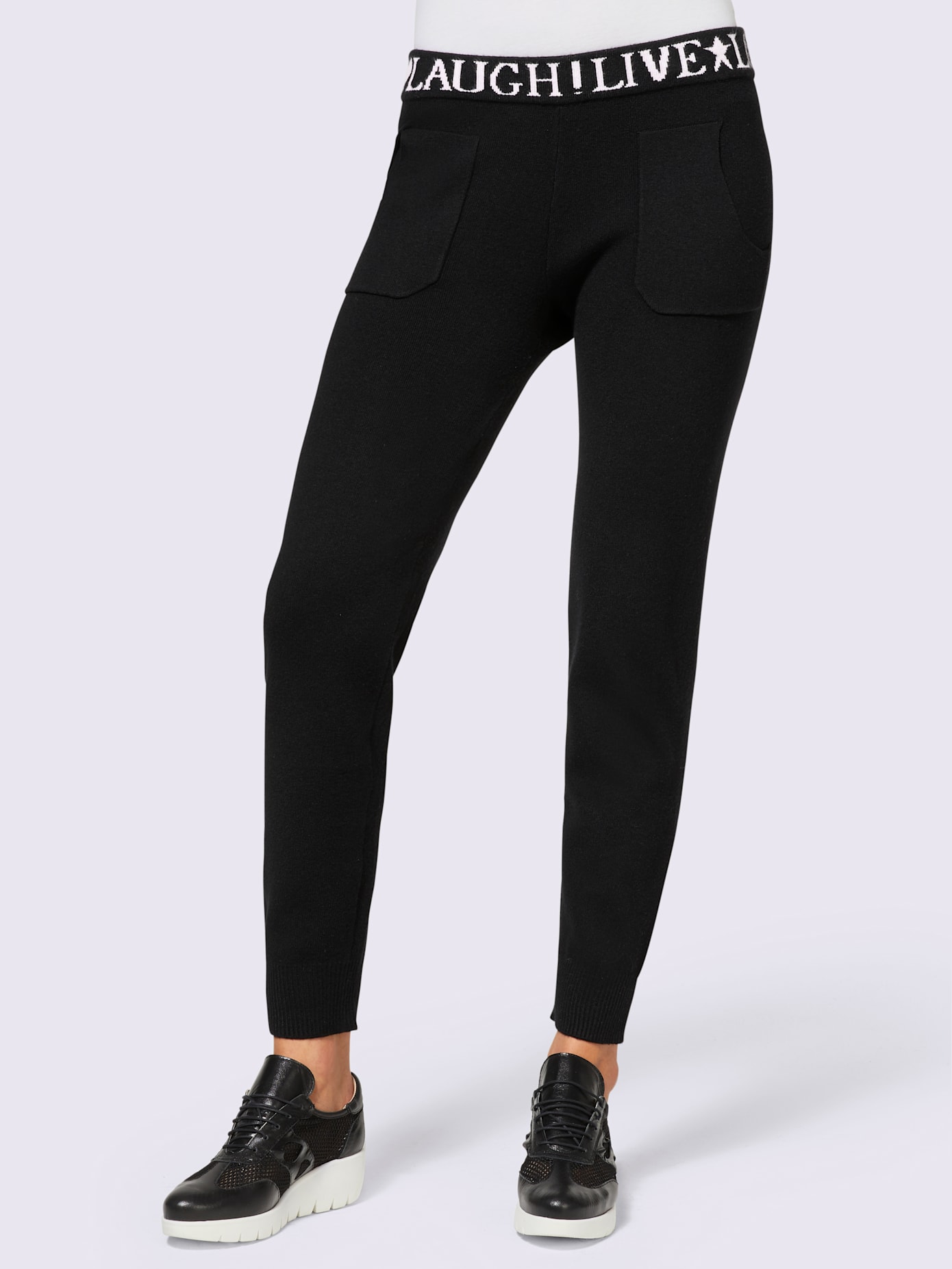 Pantalon de jogging tricot fin et doux