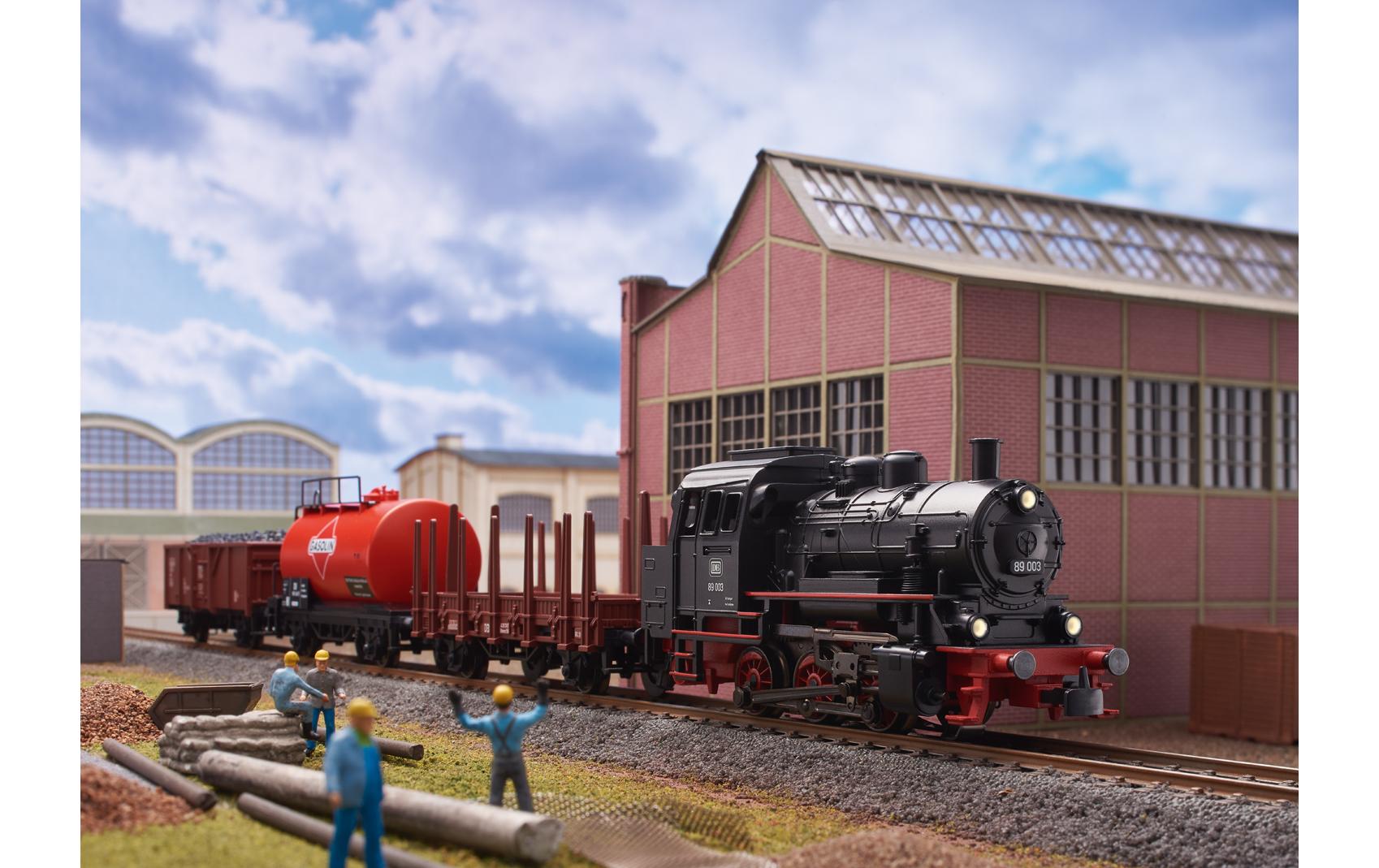 Startpackung Güterzug mit BR 89.0, H0, AC<br>Modelleisenbahn Digital-Startpackung mit Digital-Decoder mfx