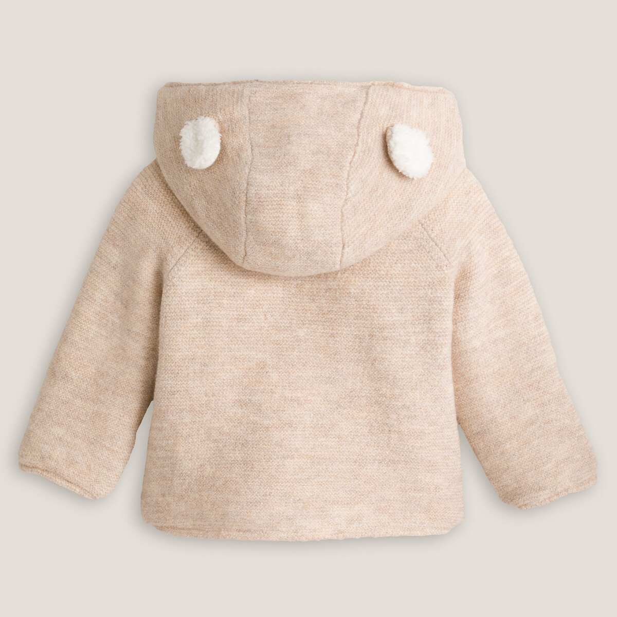 LA REDOUTE COLLECTIONS<br>Cardigã com decote em V e fechamento por botões em malha fina