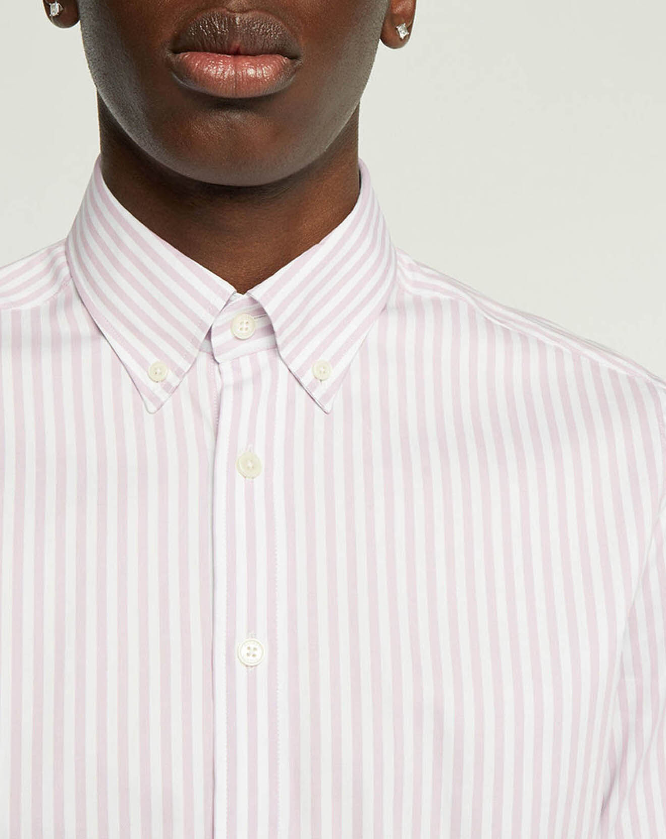 Hackett London Chemise Slim Fit Biface à rayures rose
