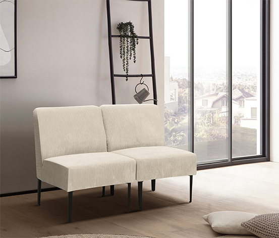 DOMO collection Sesselelement »Karlsborg«, beige