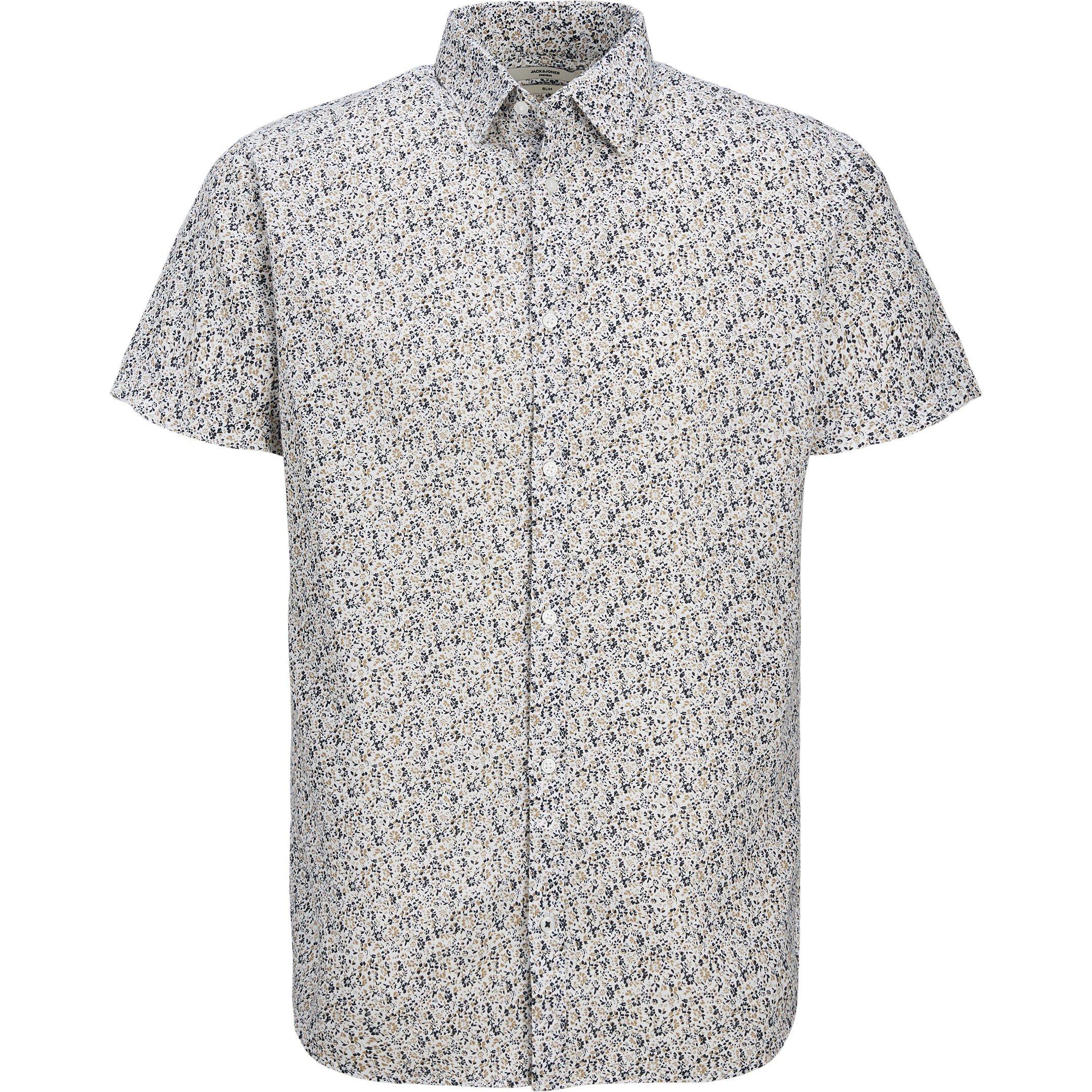 Jack and Jones JJ Floral Print Short Sleeve Shirt Mens
