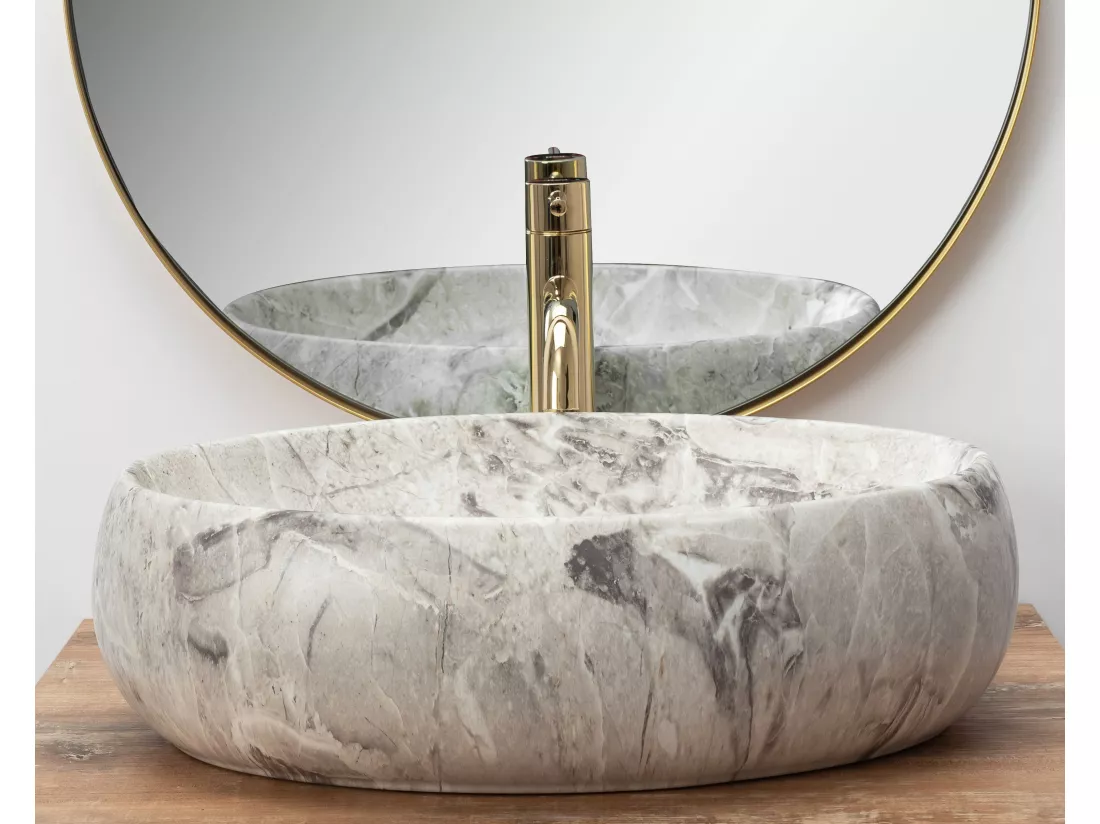 Vasque À Poser Rea Linda Stone Beige