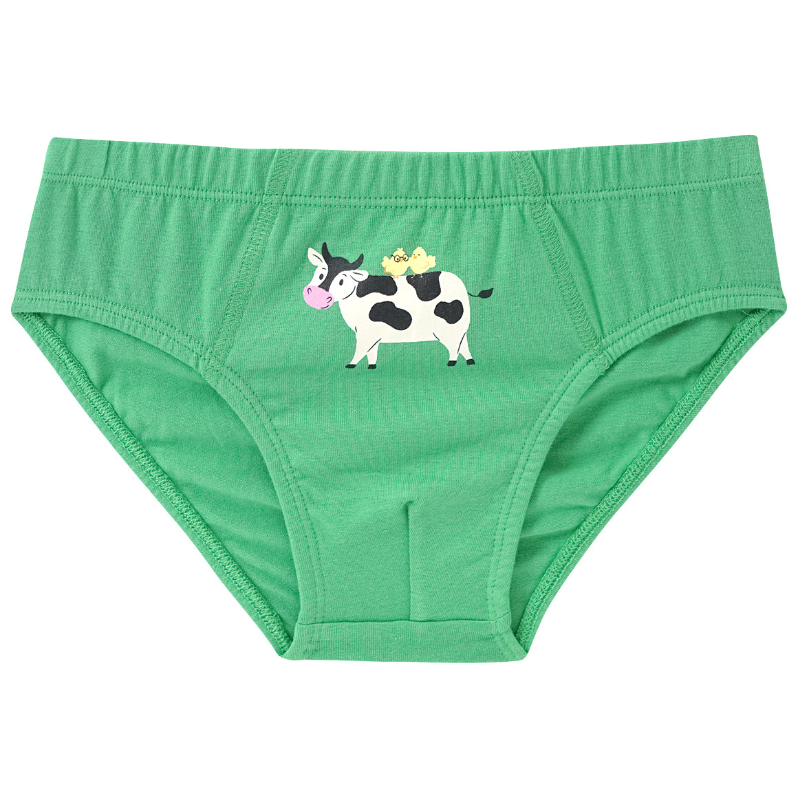 Topolino 3 Jungen Slips mit Tier-Motiven grün / dunkelblau