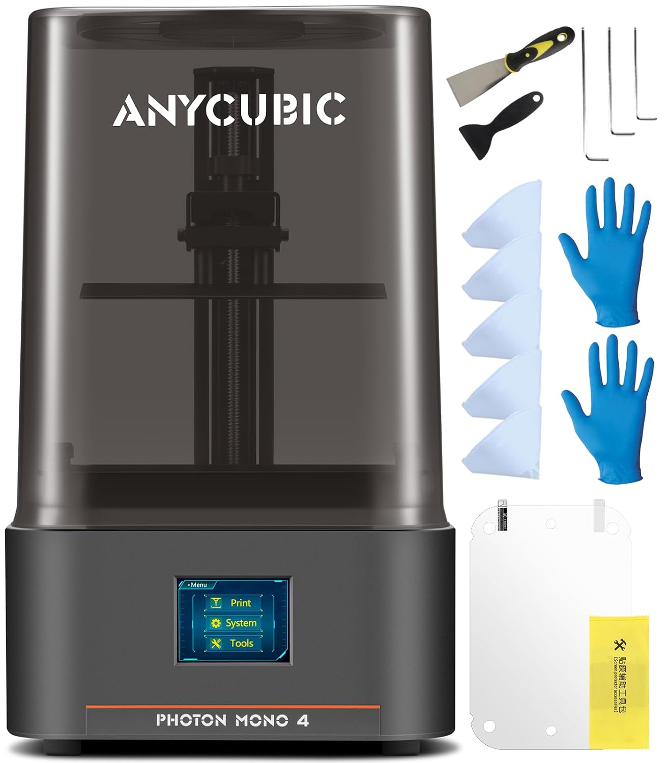 Imprimante 3D ANYCUBIC Photon Mono 4 10K en résine - 153,4 x 87 x 165 mm³ (2,2 L)