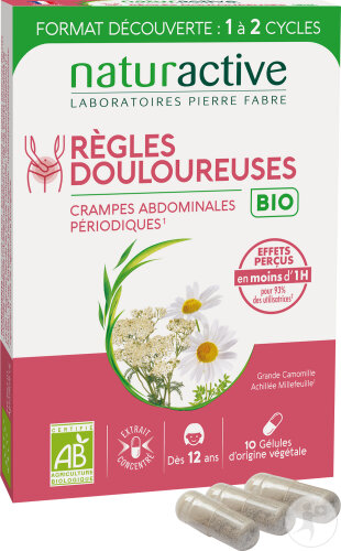 Naturactive Règles Douloureuses Bio 10 Gélules