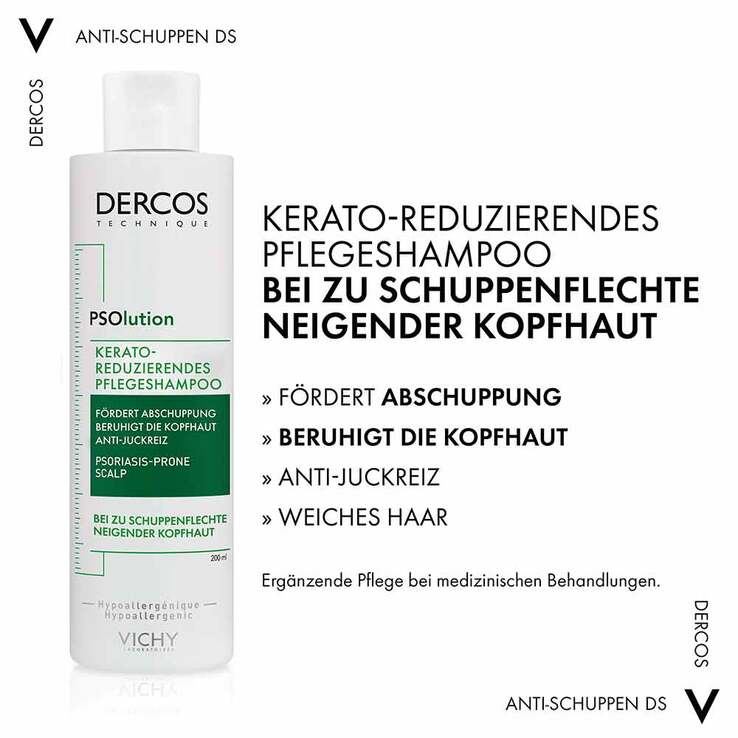 Vichy Dercos Anti-Schuppen Psoriasis Shampoo, 200 ml
