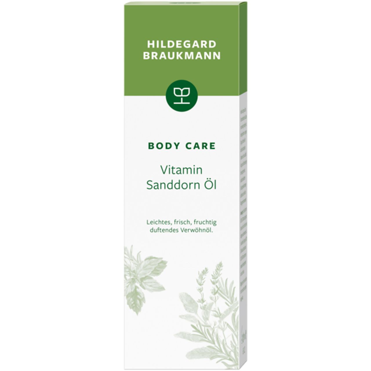Hildegard Braukmann, Body Care Vitamin Sanddorn Öl
