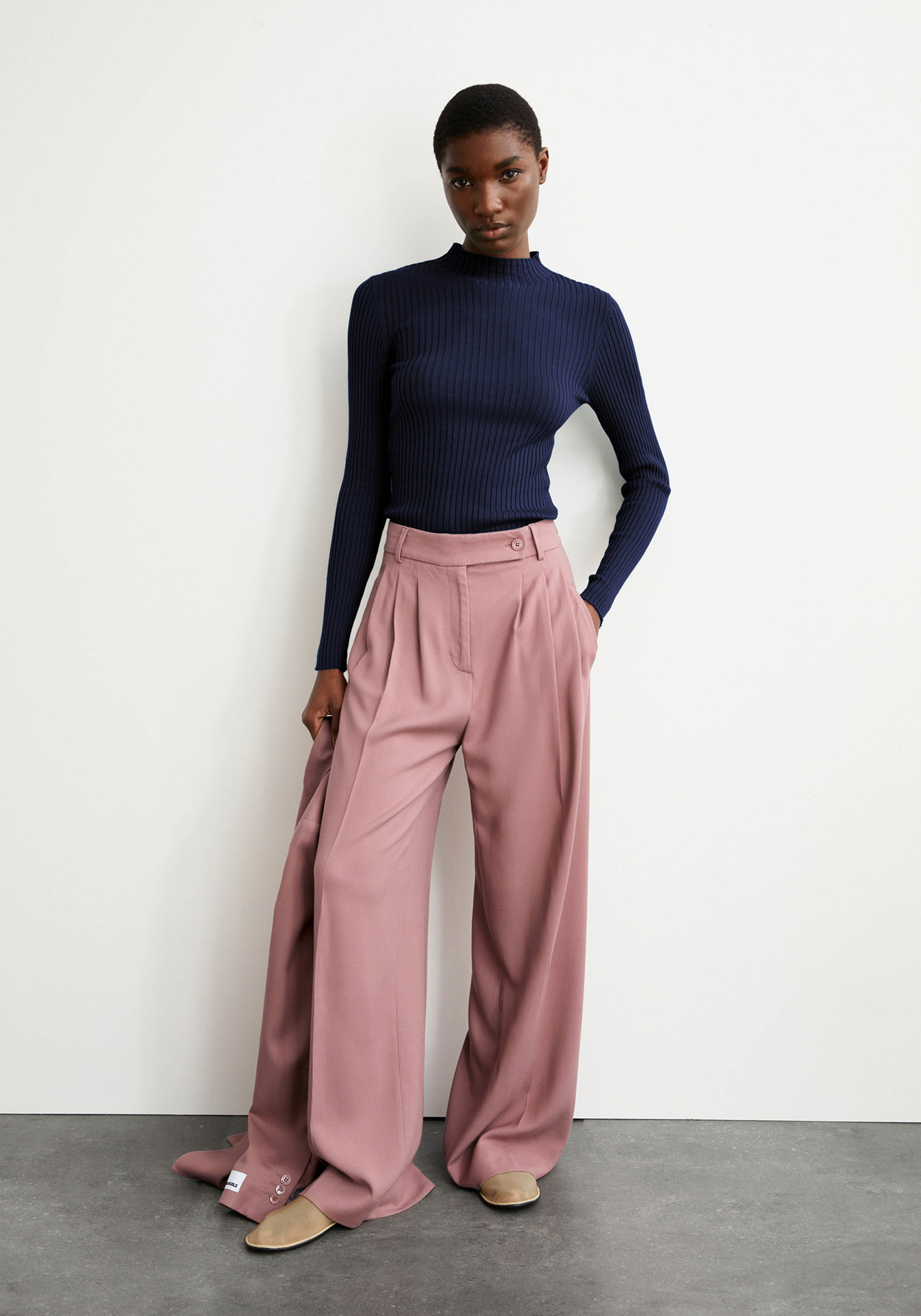 Armedangels Strickpullover Alaania Tinted Navy