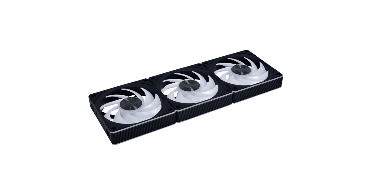 Lian LiUNI FAN CL120 Wireless RGB case fans  (Zwart, 3 stuks, 120 x 120 x 28 mm, PWM)
