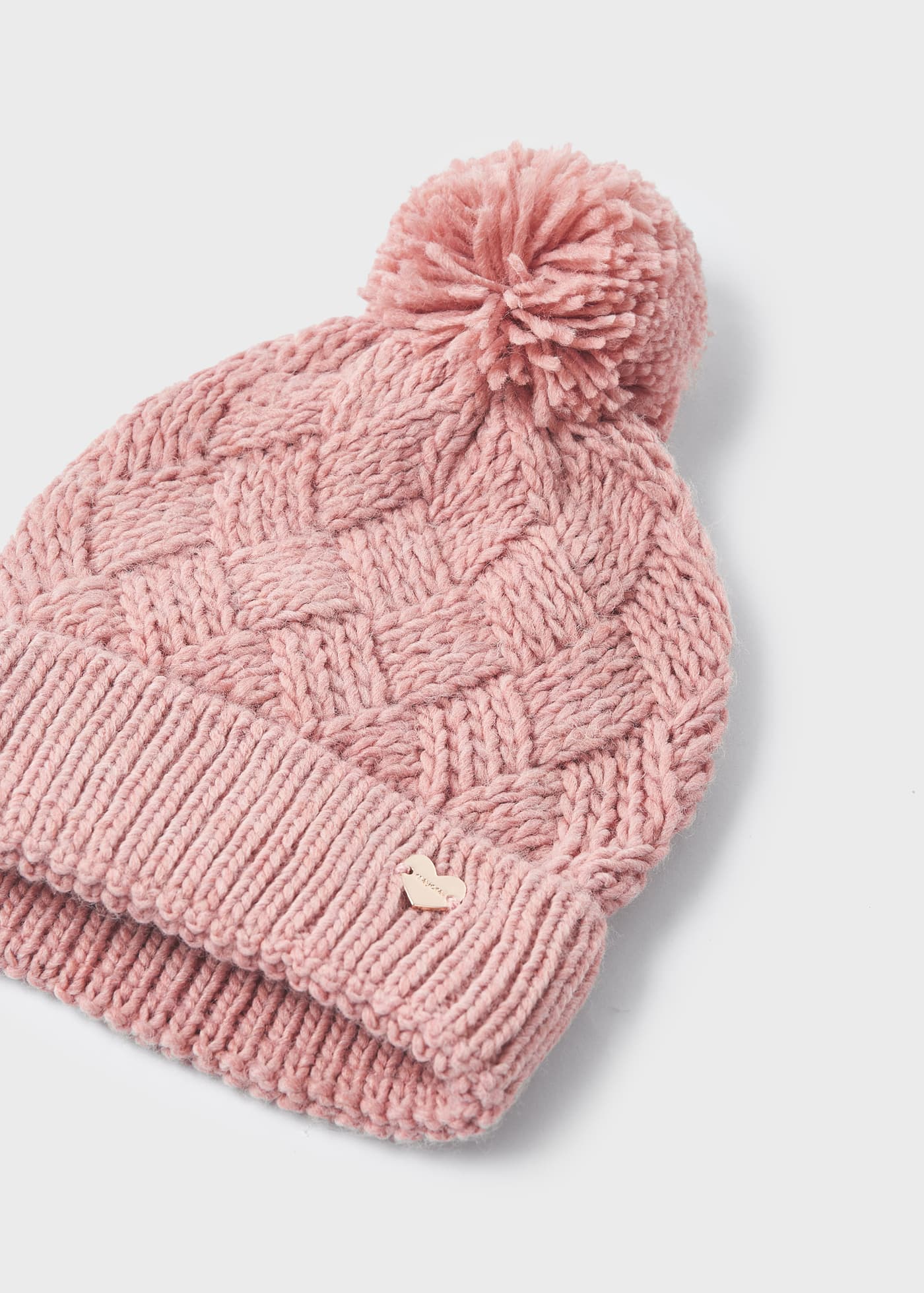 Chapéu com pompom para meninas