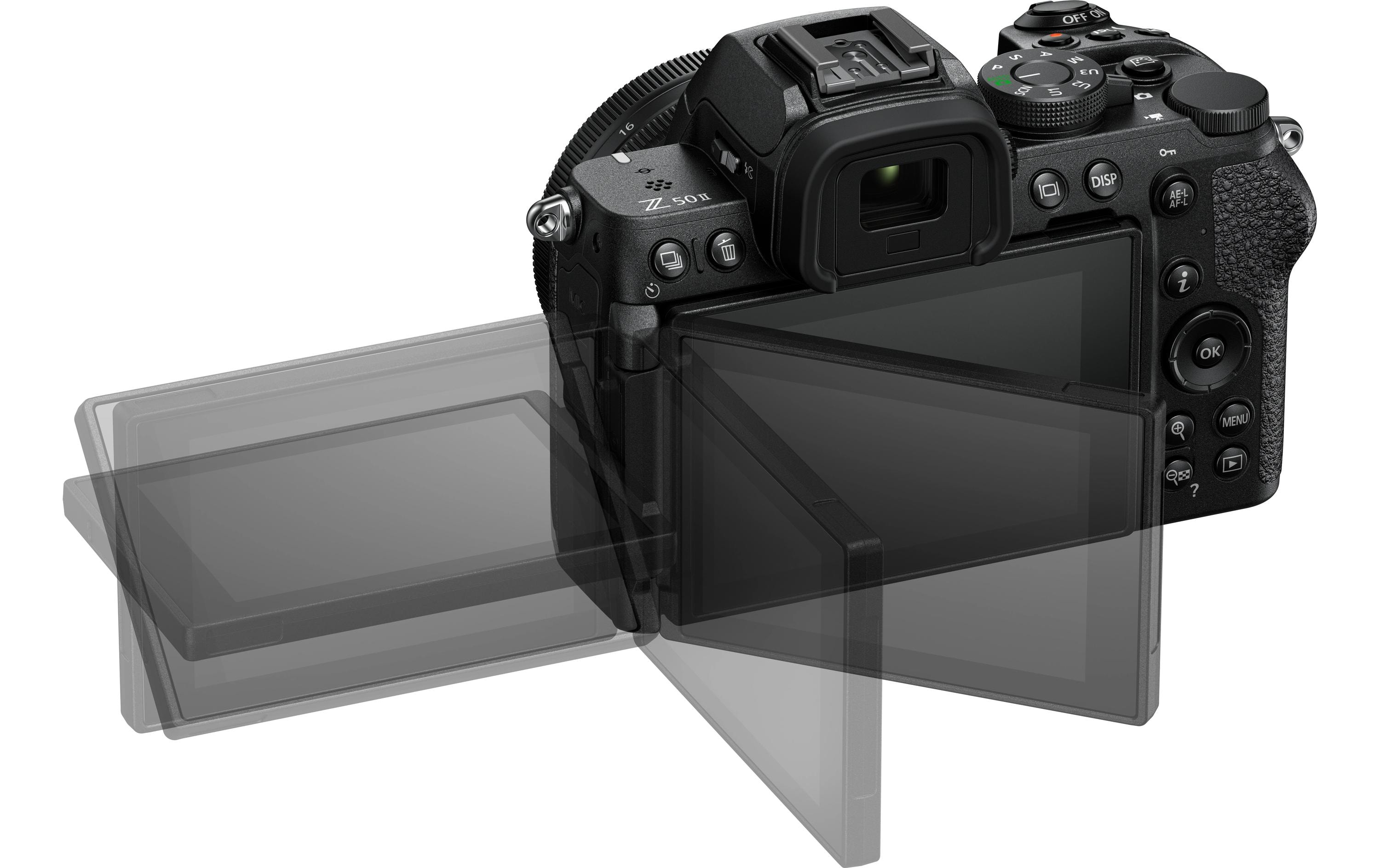 Fotokamera Z50 II Kit 16-50 mm / 50-250 mm, Akku<br>Leistungsstarke spiegellose Digitalkamera mit 16-50 mm und 50-250 mm Objektiv und Akku
