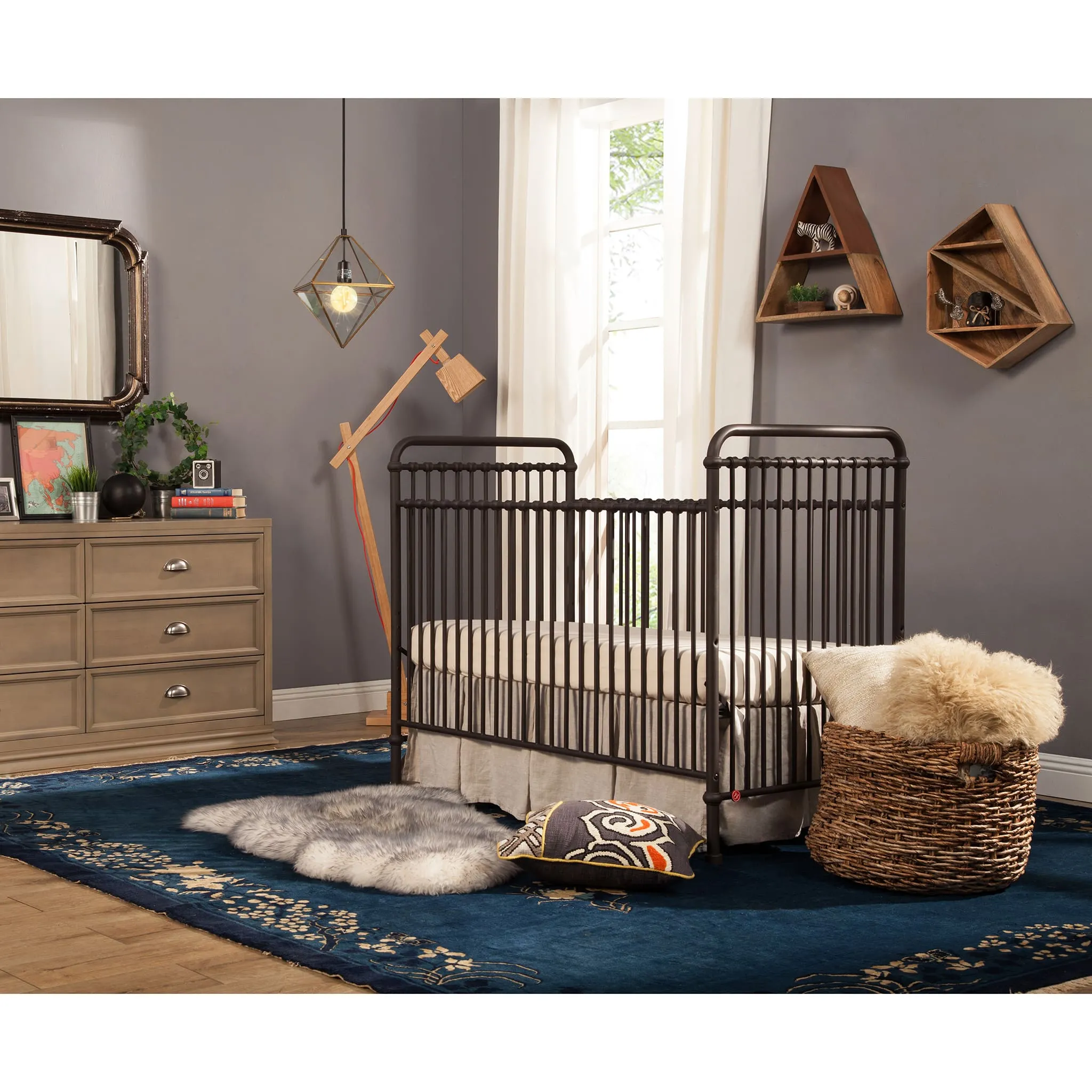 Million Dollar Baby Couchette Évolutive 3 en 1 Abigail - Fer Vintage