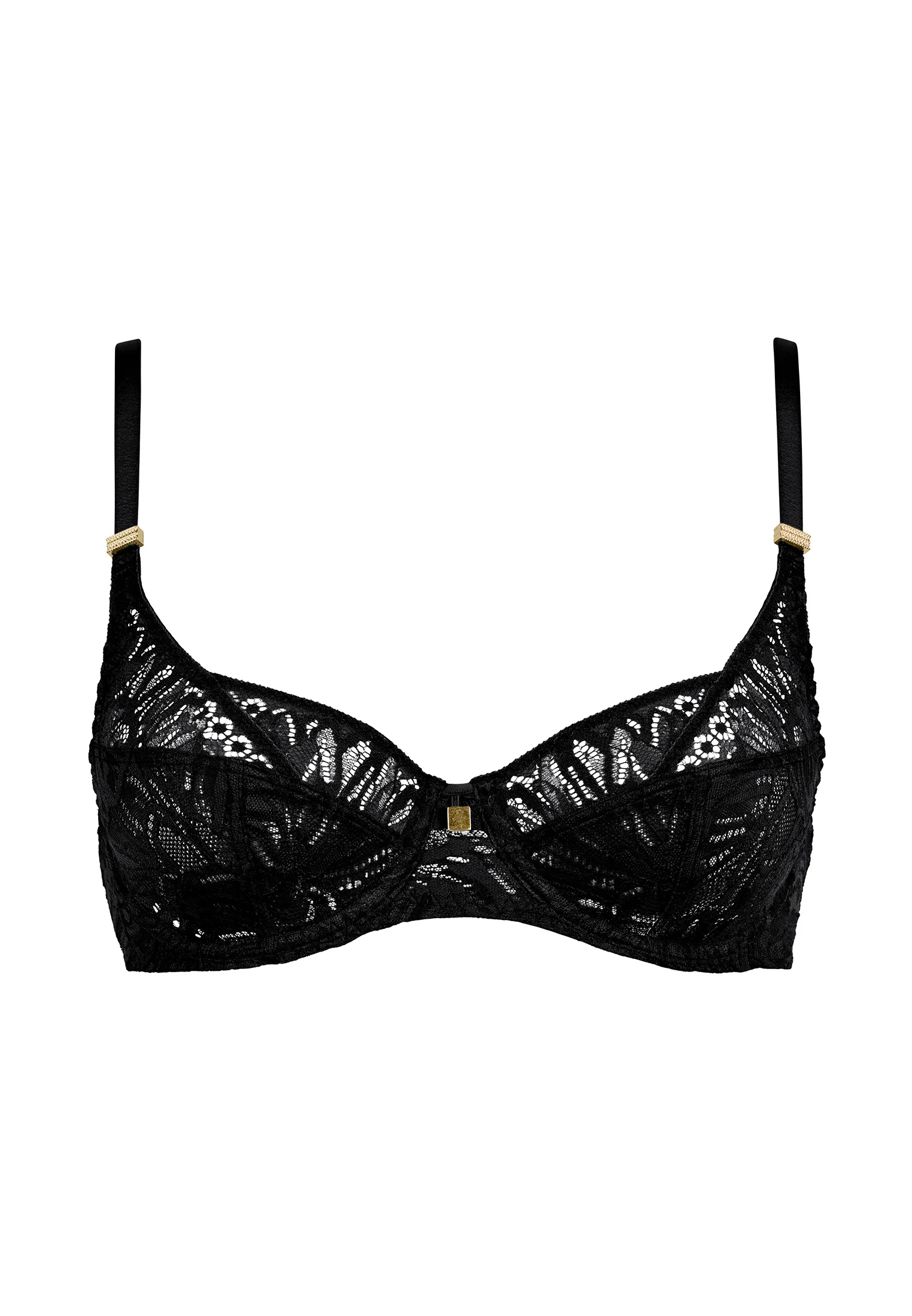 LOVE SOUL - Soutien-gorge emboîtant foulard | Noir