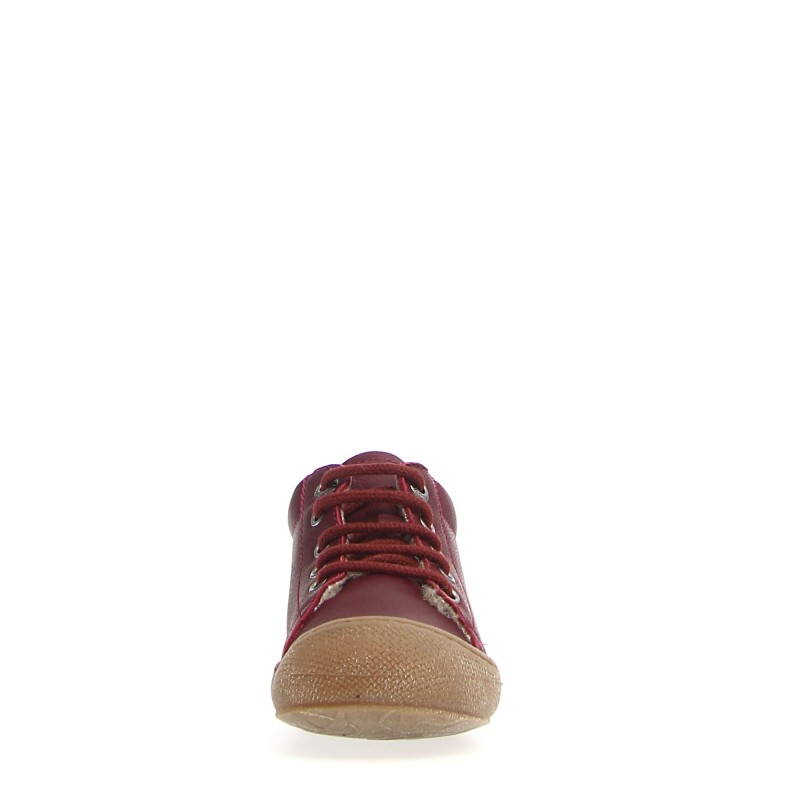 Naturino Naturino Cocoon Supersouple Lacets Fourré Bordeaux