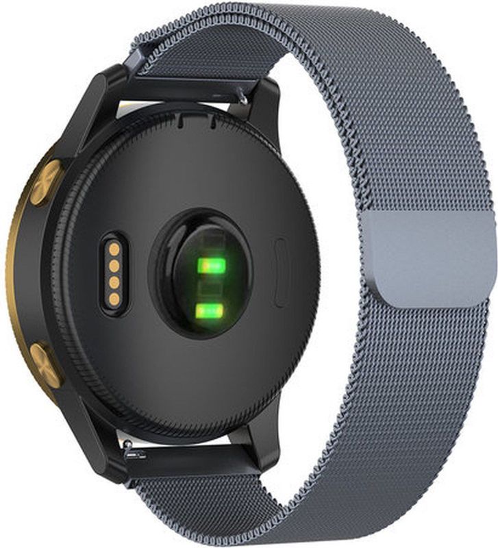 Milanese horlogeband 18mm universeel (space grey)