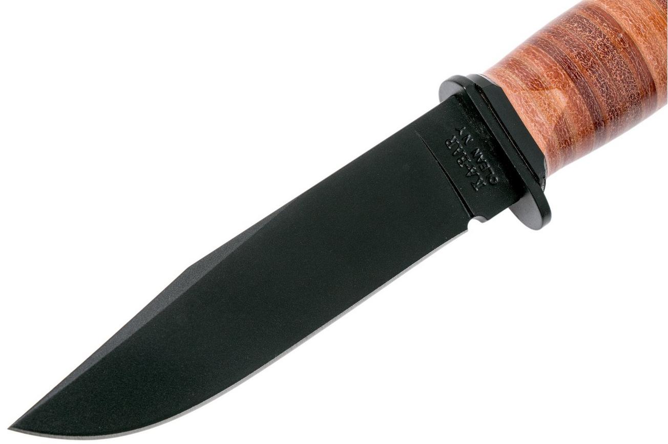 KA-BAR Mark I USN 2225 Leather vaststaand mes