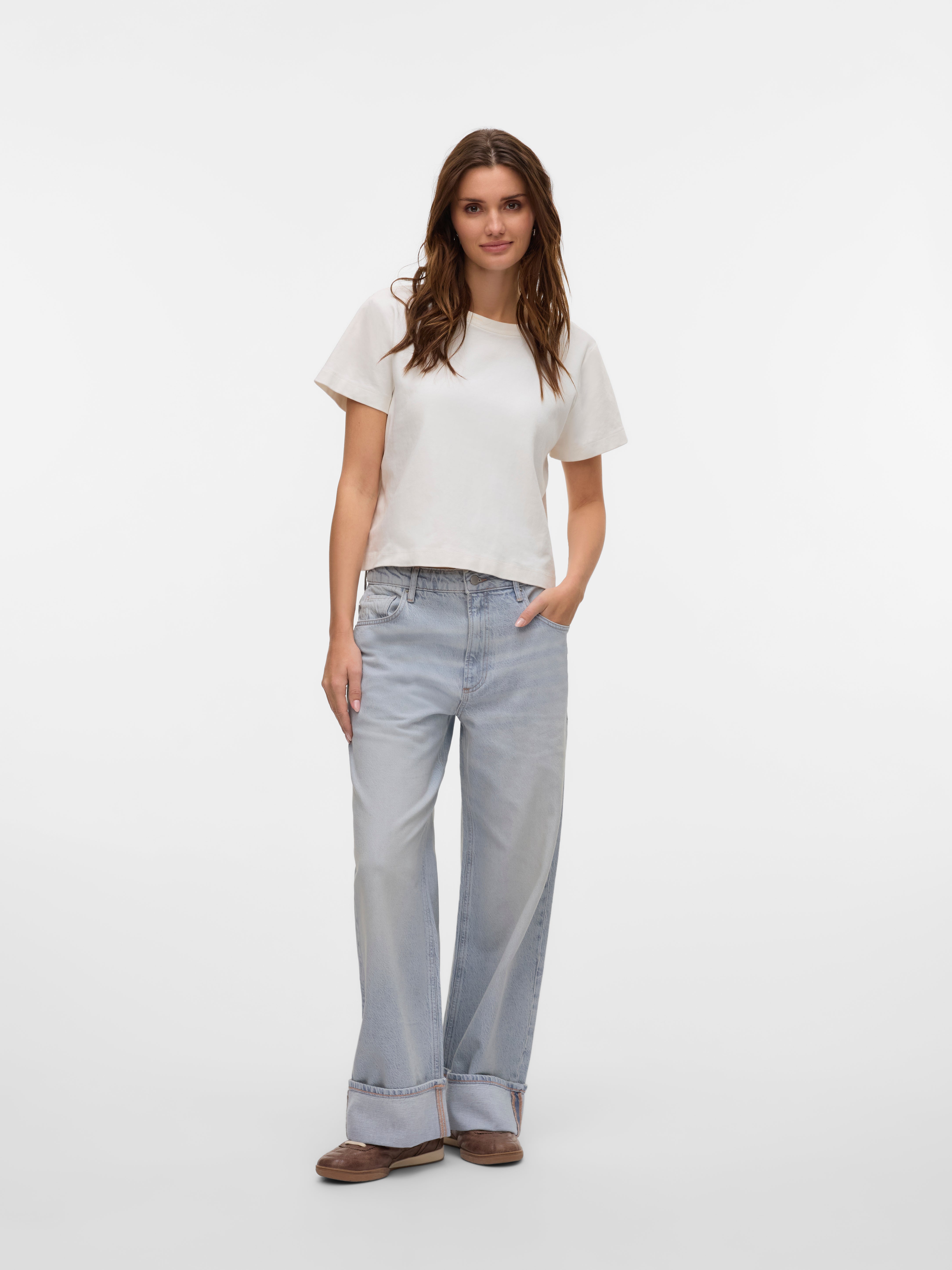 VMDARCY Mid rise Wide leg fit Jeans