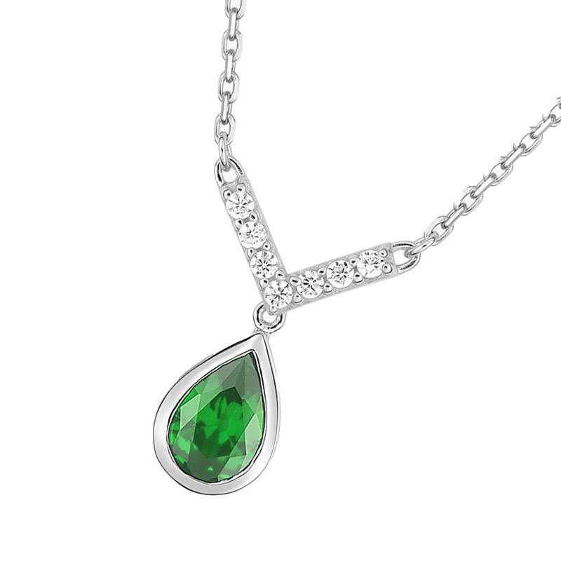 Collier Femme - Or 18 Carats - Diamant 0,06 Carats - Longueur : 42 cm