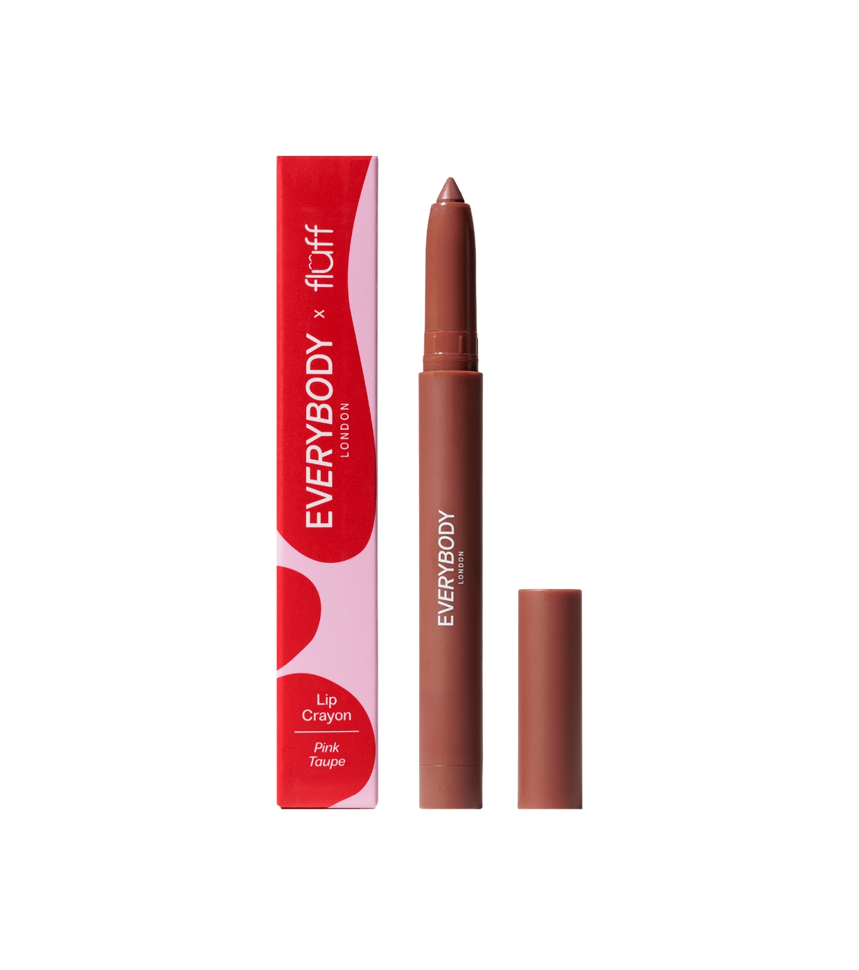 Everybody London - *Fluff Collection* - Batom e Lápis de Contorno Labial - Pink Taupe