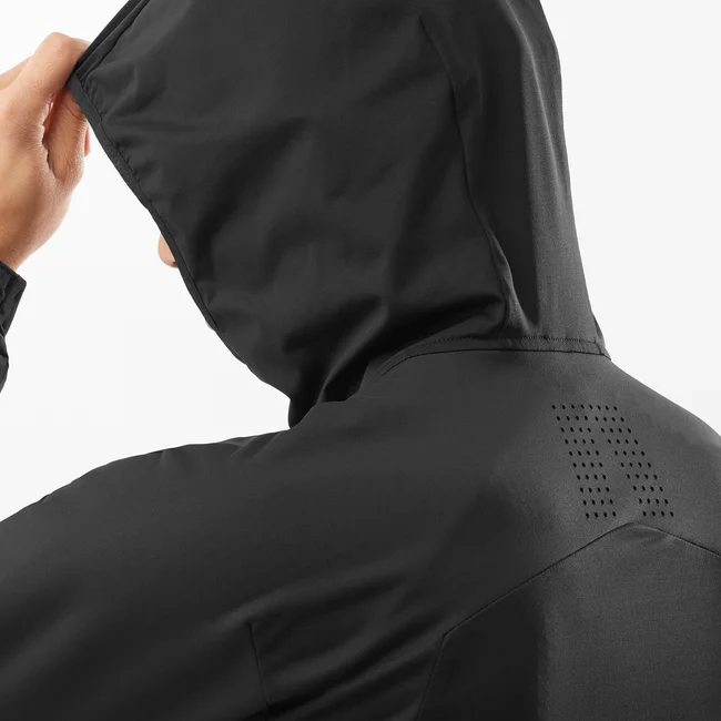 MTN  Windjacke mit Kapuze und durchgehendem Reißverschluss Herren
