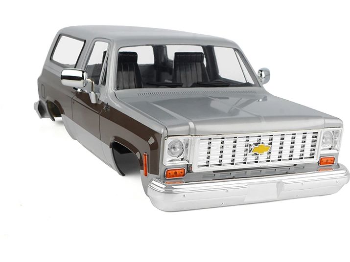RC4WD Karosserie Chevrolet Blazer Komplett-Set Silber/Grau Karosserie für Chevrolet Blazer mit 287 mm Radstand