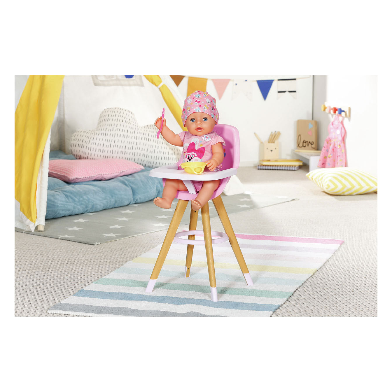BABY born Hoge kinderstoel