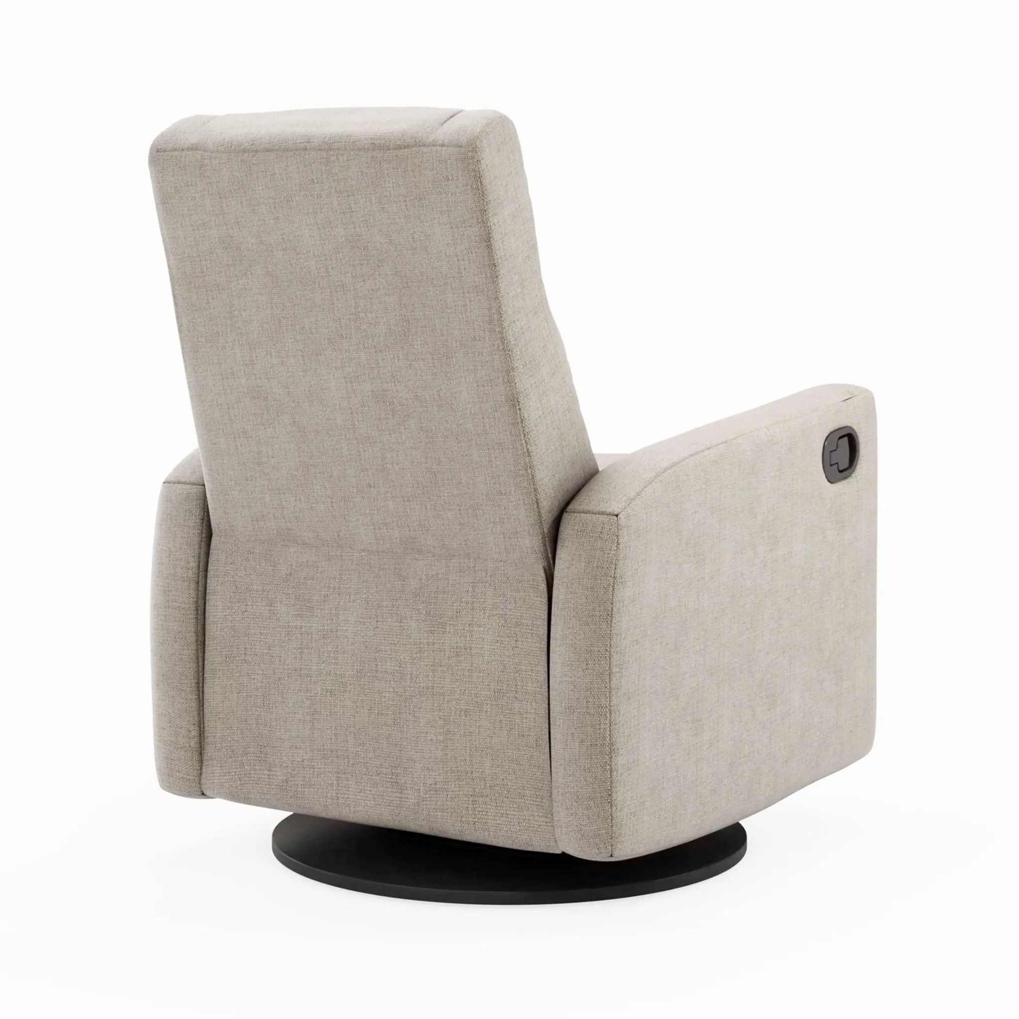 Jaymar BB Fauteuil Berçant et Pivotant Nelly - Breather Driftwood  Noir