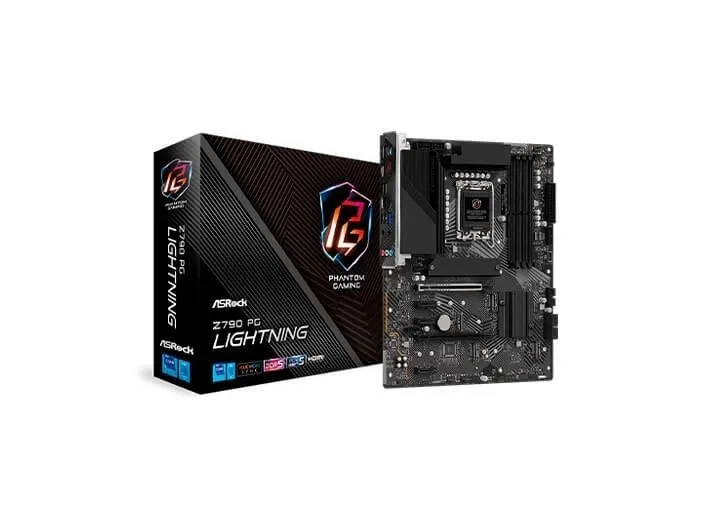 ASRock Z790 PG Lightning - Bundkort - ATX - LGA1700 sokkel - Z790 Chipset - USB-C 3.2 Gen 2x2, USB 3.2 Gen 2, USB 3.2 Gen 1, USB-C 3.2 Gen 1 - 2.5 Gigabit LAN - onboard grafik (CPU påkrævet) - HD Audio (8-kanaler)